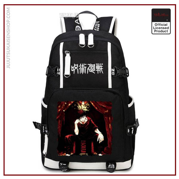 Anime Jujutsu Kaisen Yuji Itadori Backpack Cosplay Canvas Bag Schoolbag Travel Bags 4 - OFFICIAL ®Jujutsu Kaisen Merch