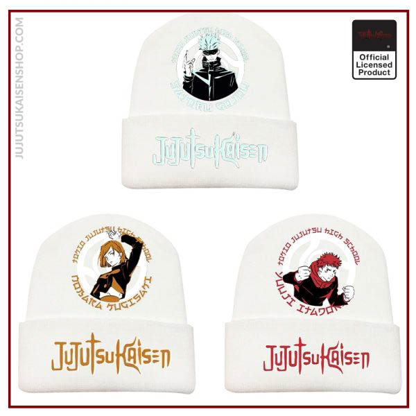 Autumn And Winter New Products Anime Jujutsu Kaisen Men And Women Printed Curled Hat Plush Warm - OFFICIAL ®Jujutsu Kaisen Merch